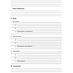 The Highest Standard Essay Outline Sample Template In Word And Formats Page Of
