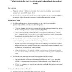Great Proposal Argument Essay Outline