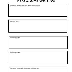 Splendid Persuasive Essay Graphic Organizer Writing Organizers Essays Speech Grade Template Argumentative