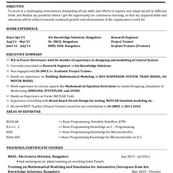 Worthy Resume Format