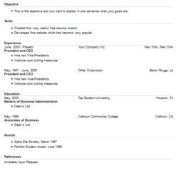 Eminent Resume Example Free Creator Template Style Styles