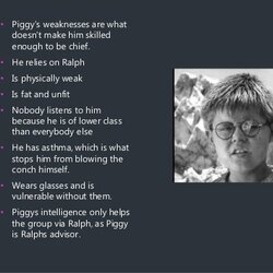 Magnificent Lord Of The Flies Character Analysis Piggy Essay