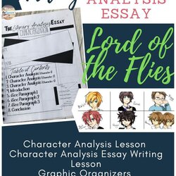 Lord Of The Flies Character Analysis Essay Complete Unit Choose Board
