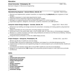 Splendid Manufacturing Engineer Resume Examples And Tips