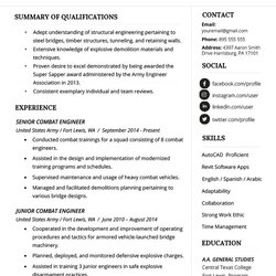 Outstanding How To Write Military Civilian Resume Examples Example Officer Police Template Sample Job Writing