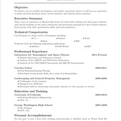 Spiffing Write Resume In Latex Template Job