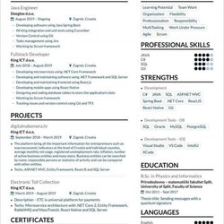 Sublime Software Engineer Latex Template Resume Templates Doc My