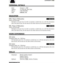 Fine Download Latex Resume Templates Beginner Template For
