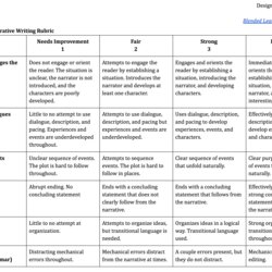 Exceptional Free Printable Rubrics For Teachers Templates Screen Shot At Pm