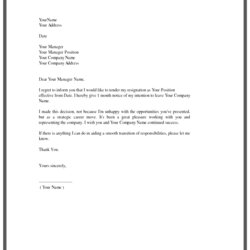 Marvelous Resignation Letter Template All Docs Format Sample Word Job Letters Simple Templates Printable