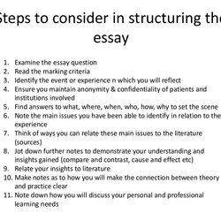 Perfect How To Write Reflective Essay Slide