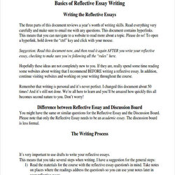 Superb How To Write Reflective Essay Format Tips And Examples Writing Example Samples Students Some