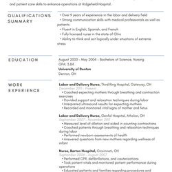 Terrific Pin On Labor And Delivery Nurse Job Description Resume Rn Template Nursing Examples Professional