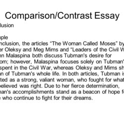 How To Write Good Comparison Paper Alison Hand