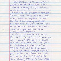 Fine National Junior Honor Society Essay How To Write Quotes