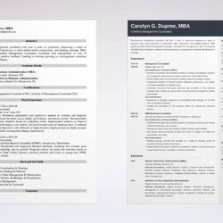 Management Consultant Resume Samples Guide Example Sample Tips