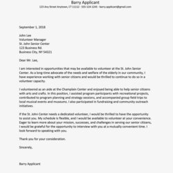 Peerless Surat Email Sample Cover Letter For Volunteer Position