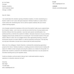 The Highest Standard Volunteer Cover Letter Example Writing Guide Template