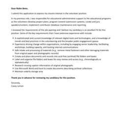 Outstanding Volunteer Cover Letter Velvet Jobs Template