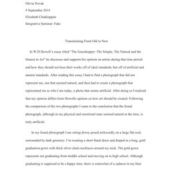 Outstanding Awful Fake Essay