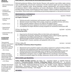 Military Resume Samples Examples In Sample