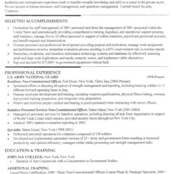 Superior Military Sample Resume From Navy Force Air Example Resumes Examples Format Marines Manager Logistics