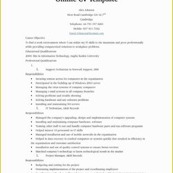 Free Military Resume Templates Of Template Police