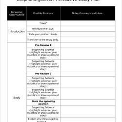 Outstanding Essay Plan Templates Free Sample Example Format Download Width