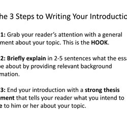 Smashing How To Write Your Introduction Paragraph Presentation Steps Writing Step