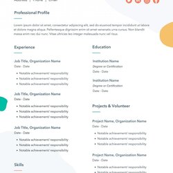 Tremendous First Job Resume Template Templates Phenomenal Word Picture