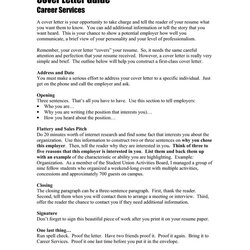Informal Cover Letter Examples