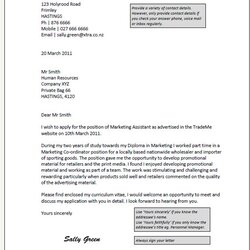 Outstanding Informal Cover Letter Template