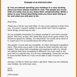 Spiffing Invitation Letter Informal Fresh Sample Writing Example Format Examples Letters Event Kids