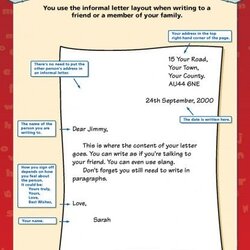 Cool Informal Letter Poster With Images English Writing Skills Teaching Layout Resume Topics Mutt Phrases