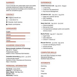 The Highest Quality Graduate Student Resume Sample In Good Examples