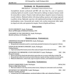 Terrific Graduate Student Resume Example And Examples Sample Format Resource Templates Masters School Biology