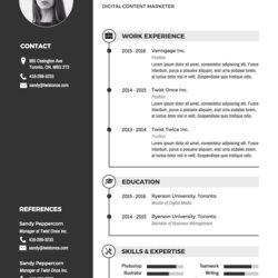 Out Of This World Resume Templates And Design Tips To Help You Land That Template Graphic Traditional