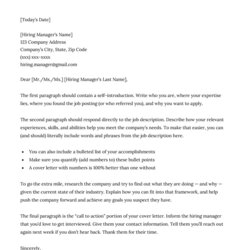 Perfect Free Cover Letter Template For Your Resume Copy Paste Examples Classic Black