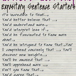 Magnificent Reading Sage Conclusion Sentence Starters Frames Writing Expository Writers Monitoring