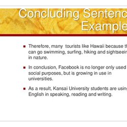 Examples Of Good Closing Sentences For Essays Conclusion Paragraph Concluding Write Paragraphs Essay Writing