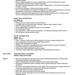 Fine Get Our Example Of Church Music Director Job Description Template For