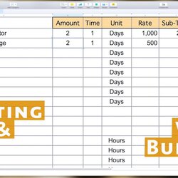 Video Budget Template Creating Yours And Determining Costs For Your
