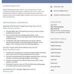 How To Make An Ats Friendly Resume Templates Corporate Modern Template Blue