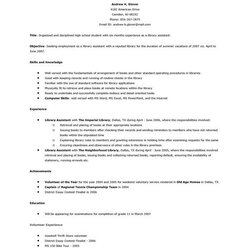 Wizard High School Student Resume Best Template Gallery Resumes Objective Williamson Templates Word