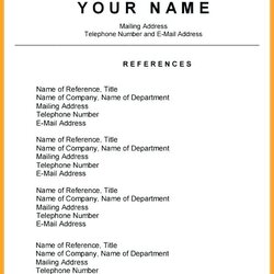 Superb How To Write Character Reference In Resume