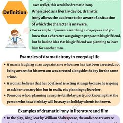 Super Dramatic Irony Essay Writing Teaching Literature English Skills