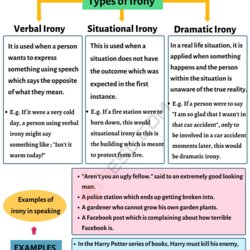 Exceptional Irony Definition And Types Of With Useful Examples English Board Grammar Choose Language Writing