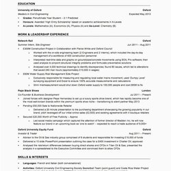 Investment Banking Resume Template Sample For Bankers Then Objective Examples