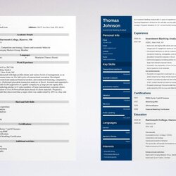 Investment Banking Resume Template Guide For Banker Example Examples Templates Create