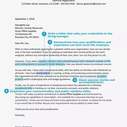 Outstanding Public Relations Cover Letter Example Lettering